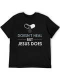 Jesus Heals Graphic Tee - Christian Faith T-Shirt