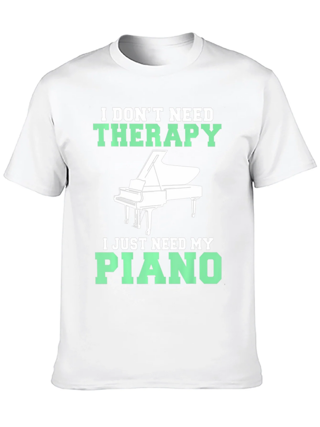 Piano Therapy T-Shirt - Music Lover Tee