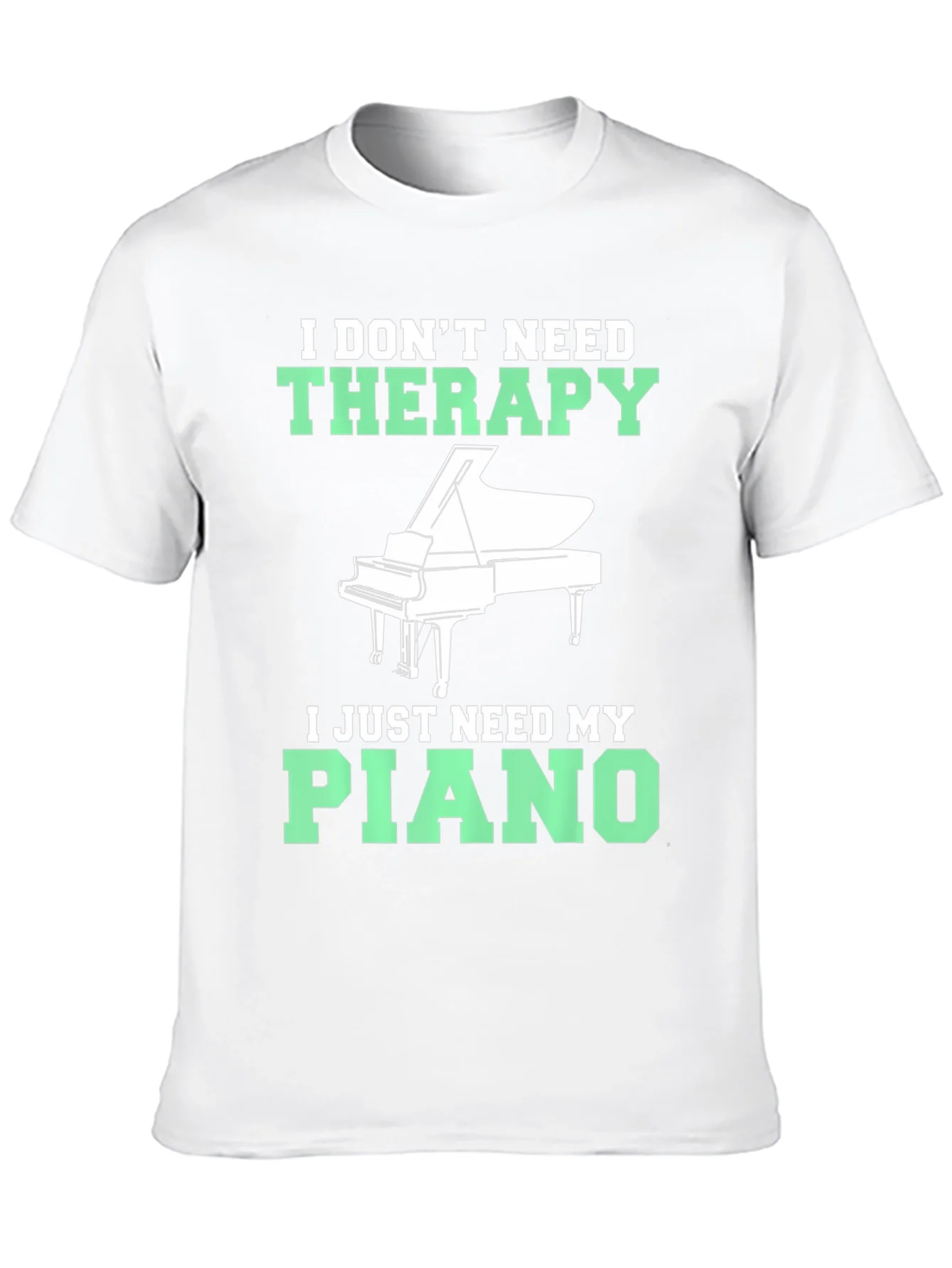 Piano Therapy T-Shirt - Music Lover Tee